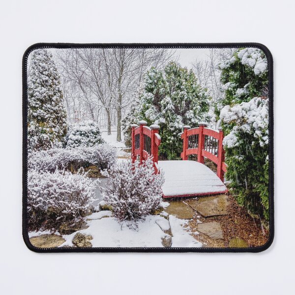 Item preview, Snowing At The Red Bridge designed and sold by mljdwhite.