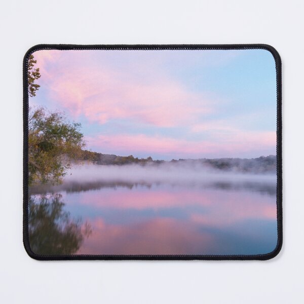 Item preview, Pink Sunrise Over Lake Springfield designed and sold by mljdwhite.