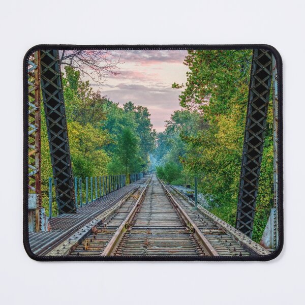 Item preview, Morning Over The Tracks designed and sold by mljdwhite.