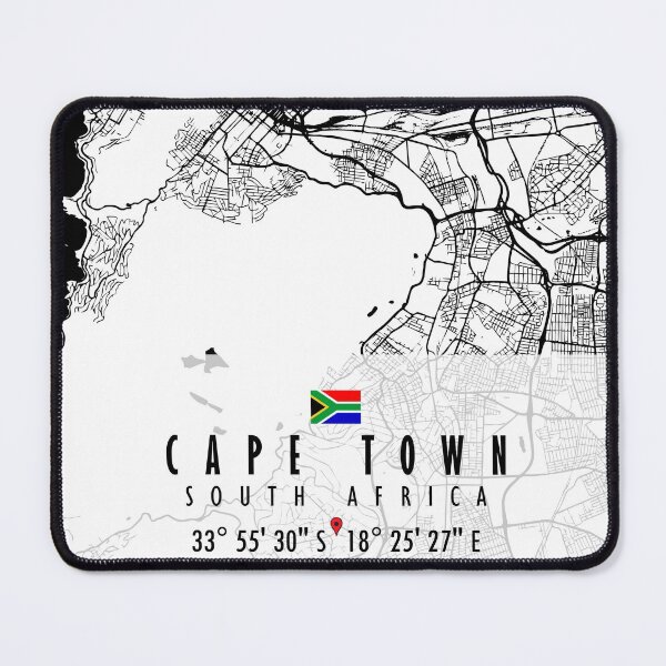Item preview, CAPE TOWN MAP SOUTH AFRICA designed and sold by hatimelhag.
