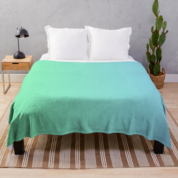 Item preview, Summer Beach Chic Abstract Teal Blue Turquoise Ombre designed and sold by FANDOXX.