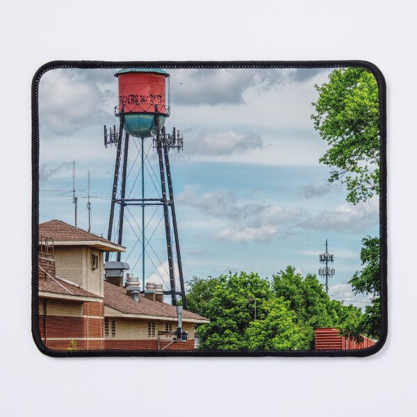 Item preview, Urban Water Tower And Train Tracks designed and sold by mljdwhite.