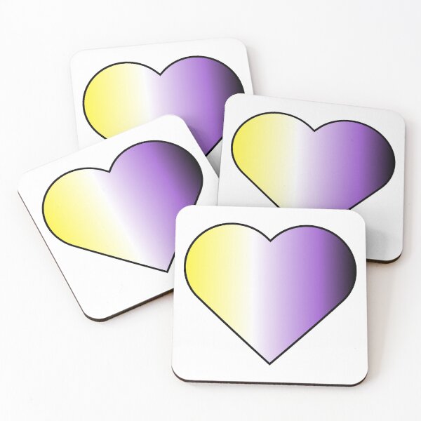 Item preview, Nonbinary Heart Flag Gradient designed and sold by hclliish.