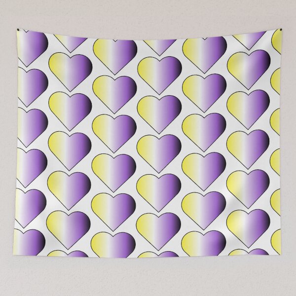Item preview, Nonbinary Heart Flag Gradient designed and sold by hclliish.