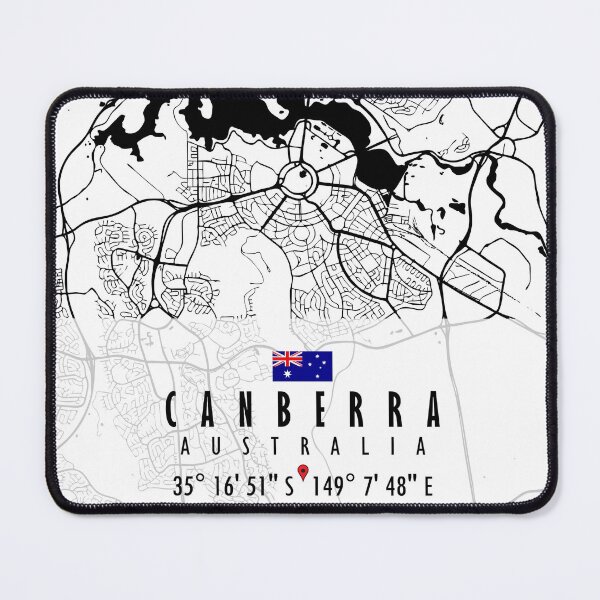 Item preview, CANBERRA MAP AUSTRALIA designed and sold by hatimelhag.