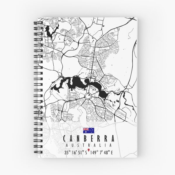 Item preview, CANBERRA MAP AUSTRALIA designed and sold by hatimelhag.