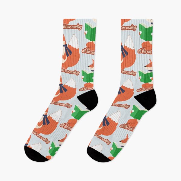 Item preview, All the cool kids are reading - read fox designed and sold by 99vectors.