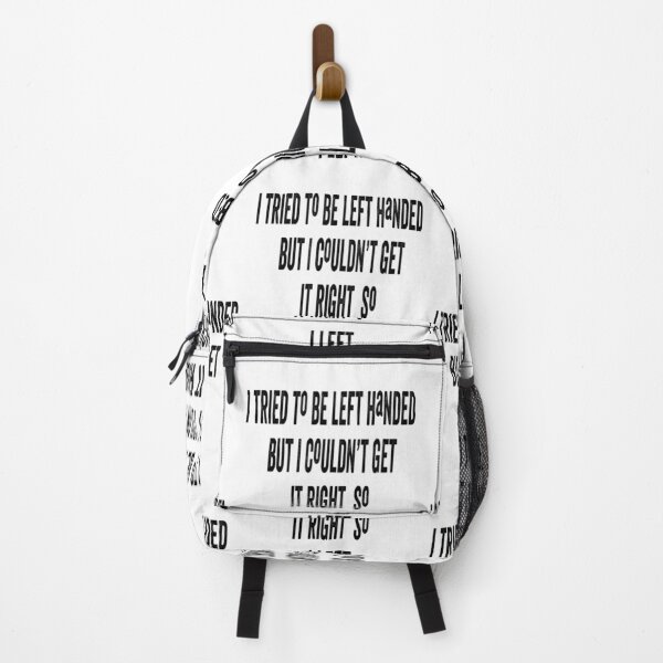 Item preview, Black Font of I Tried to Be Left Handed But I Couldn’t Get It Right designed and sold by TJHstudio.