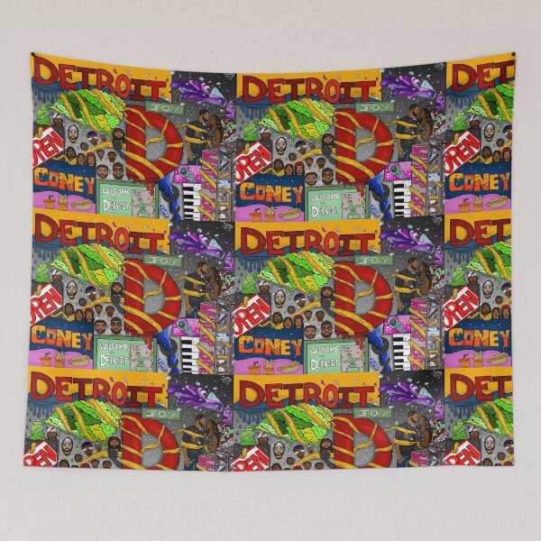 Item preview, Detroit Inspired Artwork designed and sold by Diamondartshop.