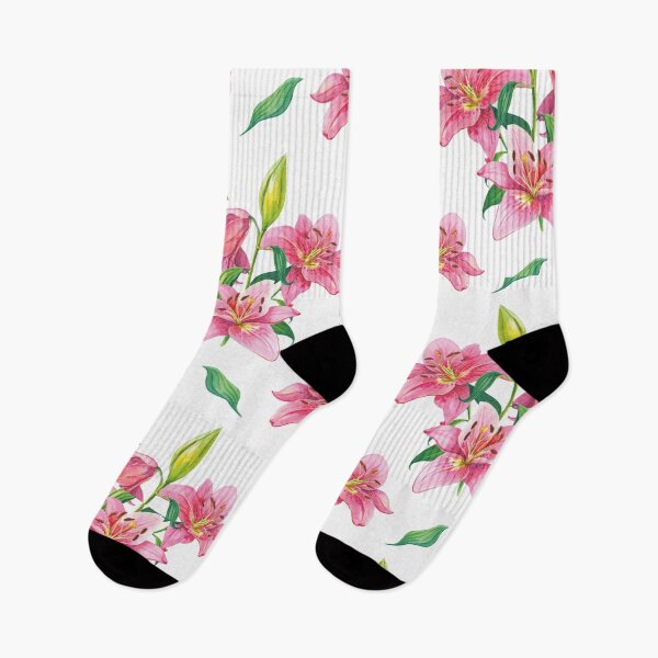 Item preview, pink flowers pattern designed and sold by RAKANSHIRTS.