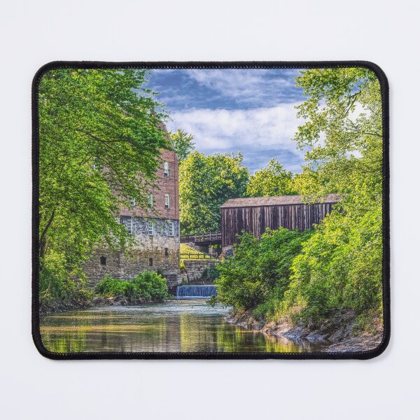 Item preview, Bollinger Mill And Burfordville Covered Bridge designed and sold by mljdwhite.