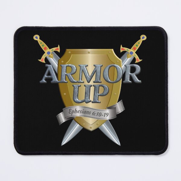 Item preview, Armor Up - Armor of God Bible verse designed and sold by NoBonesLife.