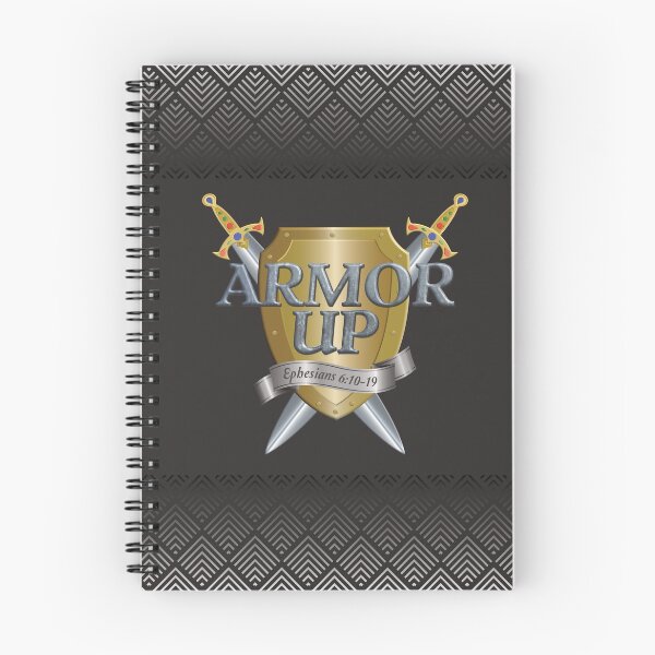 Item preview, Armor Up - Armor of God Bible verse designed and sold by NoBonesLife.