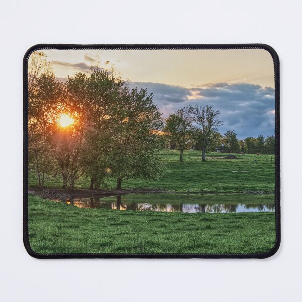 Item preview, Ozarks Country Pond Sunset Pano designed and sold by mljdwhite.