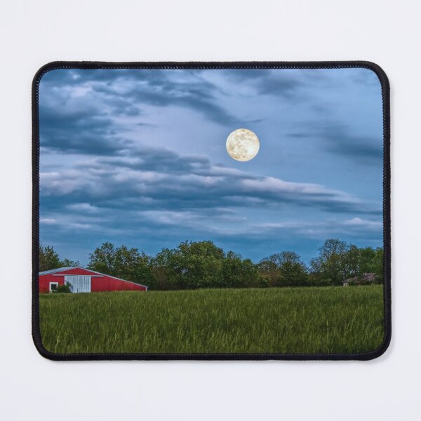 Item preview, Super Flower Moon Over A Barn designed and sold by mljdwhite.