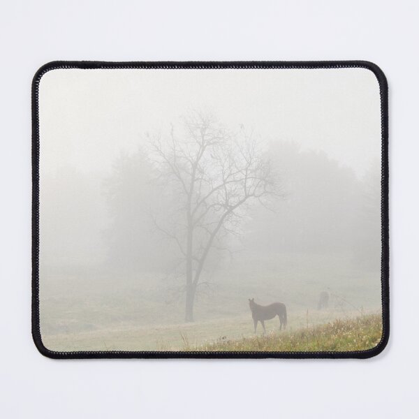 Item preview, Horse On A Hill In Fog designed and sold by mljdwhite.