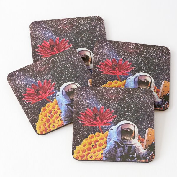Item preview, Astronaut with Cheese space collage  designed and sold by WildeandCo.