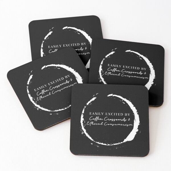 Item preview, Easily Excited by Coffee, Crosswords, & Ethical Consumerism designed and sold by SweetLouiseTees.