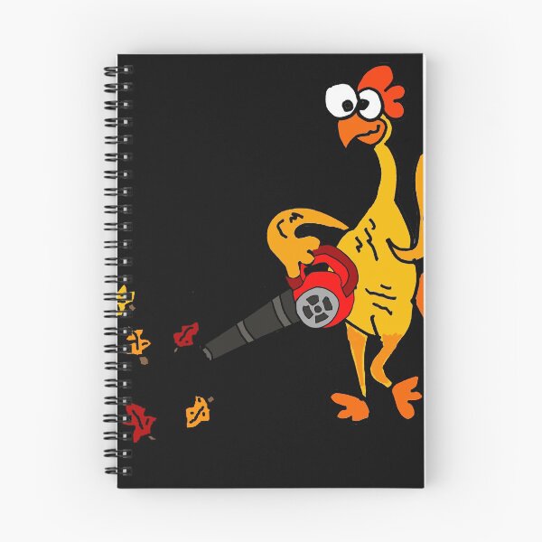 Item preview, Funny Rubber Chicken using Leaf Blower Cartoon designed and sold by Nature's Fancy.