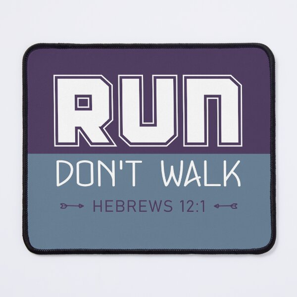 Item preview, Run Don't Walk Christian Runner Bible Verse designed and sold by NoBonesLife.