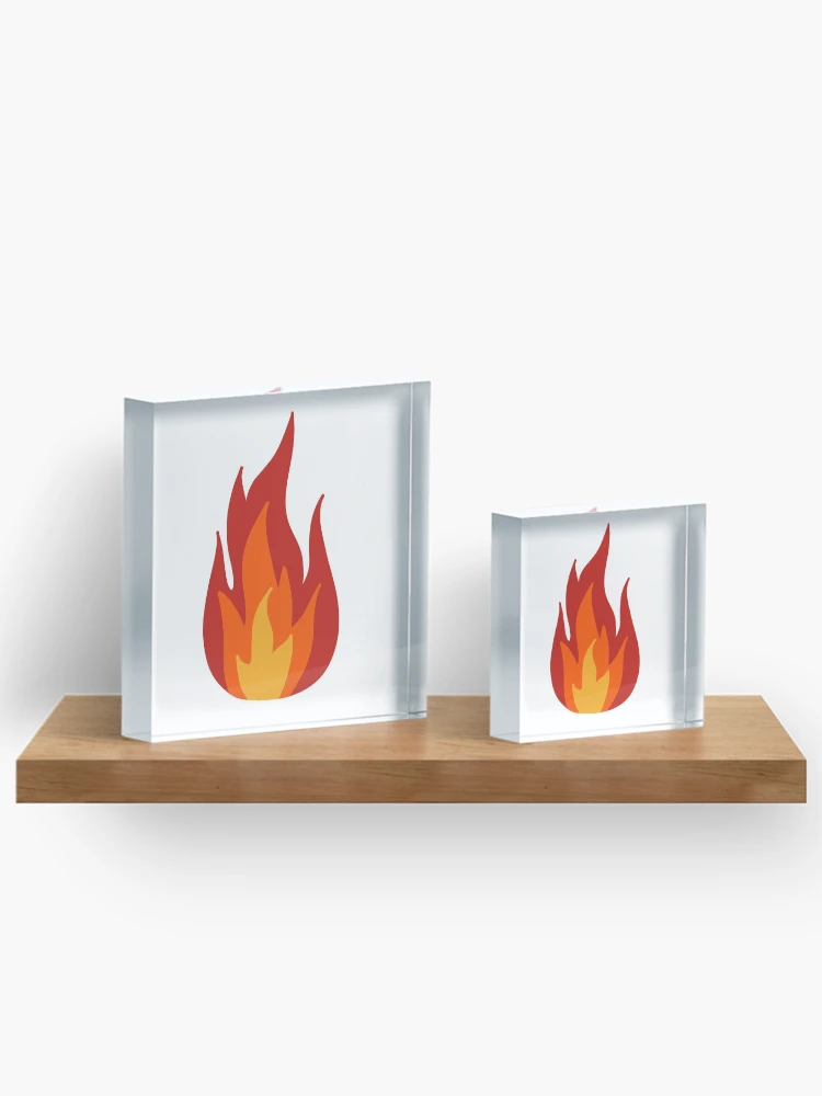 Thumbnail 3 of 5, Acrylic Block, Fire designed and sold by Reeseworks.