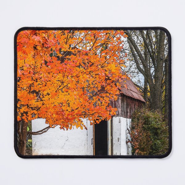 Item preview, Autumn Maple With Barn Painterly designed and sold by mljdwhite.