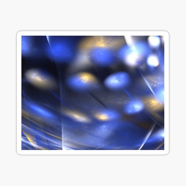 Item preview, Blue Gold Bubbles designed and sold by KimSyOk.