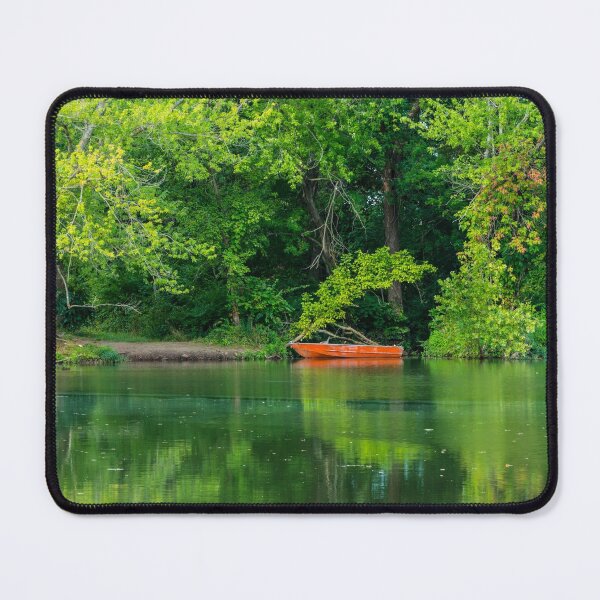 Item preview, Orange Boat Waterscape designed and sold by mljdwhite.