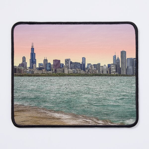 Item preview, Chicago Skyline Painterly designed and sold by mljdwhite.