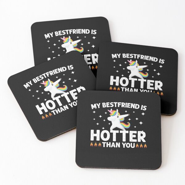 Item preview, My Bestfriend Is Hotter Than You - Boyfriend - Girlfriend - Cute unicorn Gift designed and sold by Usoubmaster.