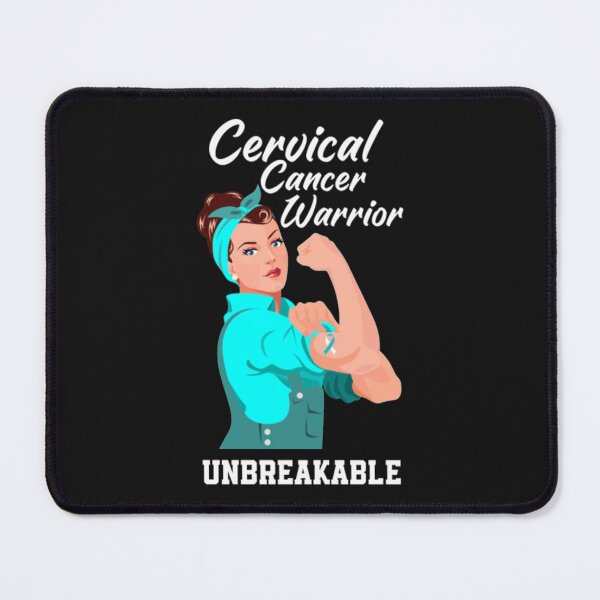 Item preview, Cervical Cancer Warrior Unbreakable designed and sold by Clavitaps.