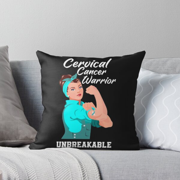 Item preview, Cervical Cancer Warrior Unbreakable designed and sold by Clavitaps.