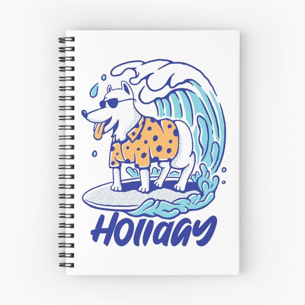 Artikelvorschau, Hund auf Surfbrett, Surfer Happy Dog entworfen und verkauft von PlusPlayStore.