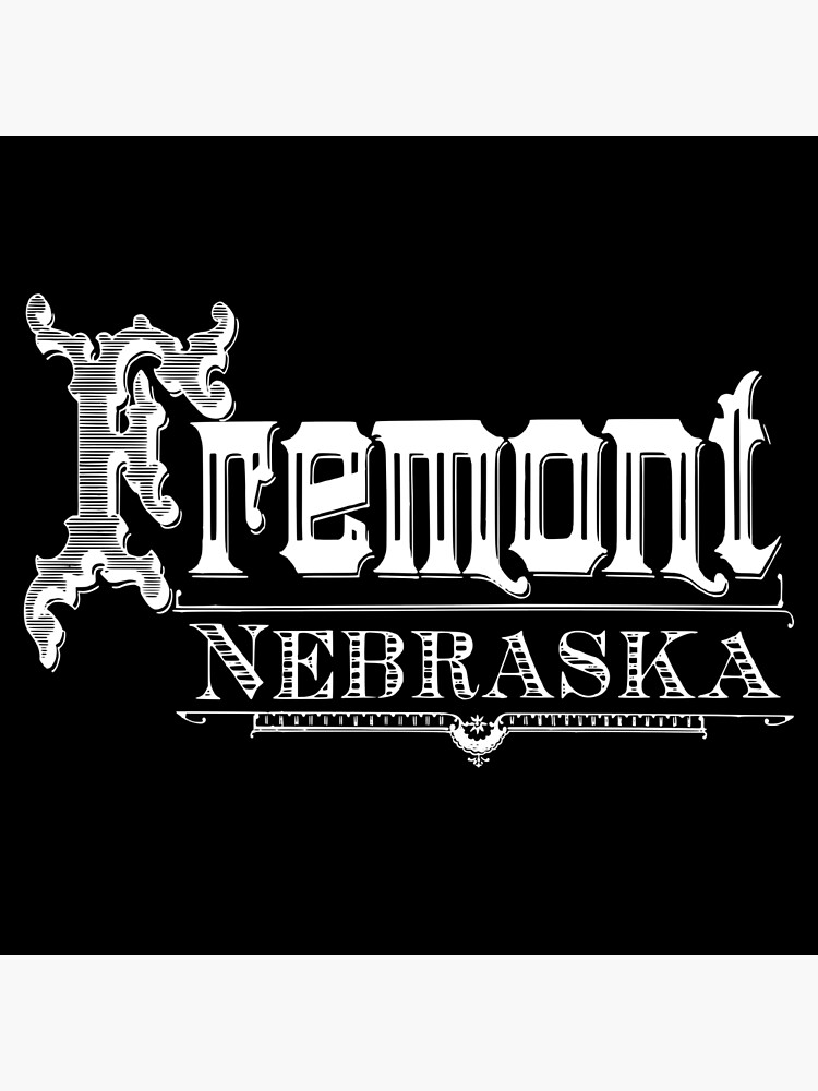 "Vintage Fremont, NE" Poster for Sale by DonDota Redbubble