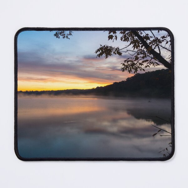 Item preview, Lake Springfield Sunrise Silhouette designed and sold by mljdwhite.