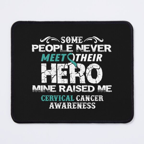 Item preview, Hero Mine Raised Cervical Cancer Warrior  designed and sold by Clavitaps.