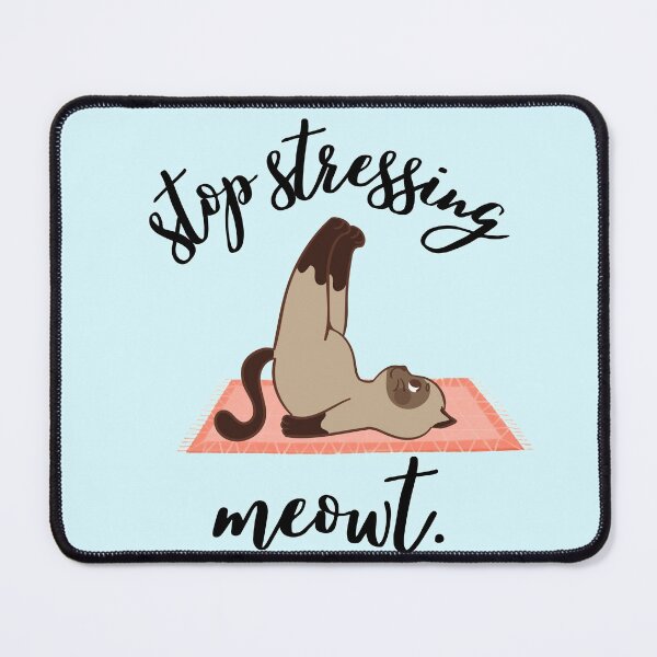 Item preview, Stop stressing meowt - funny cat meme meow design designed and sold by theslowdown.