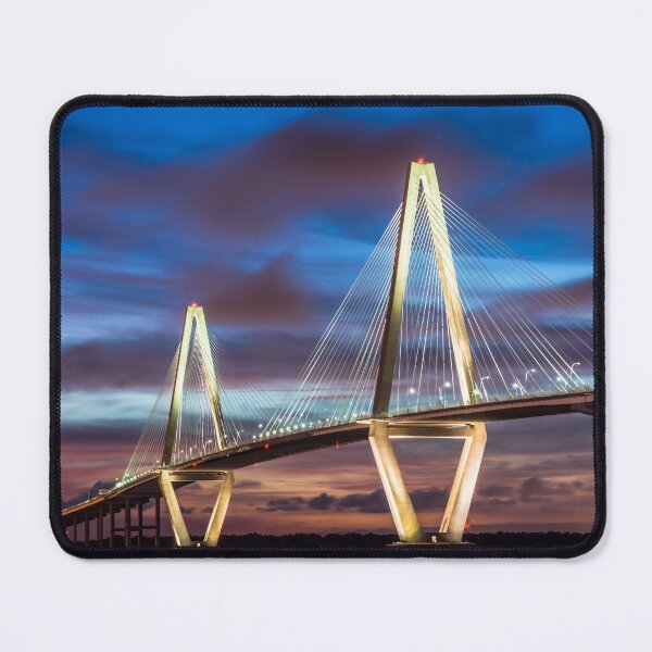 Item preview, Arthur Ravenel Bridge At Night designed and sold by mljdwhite.