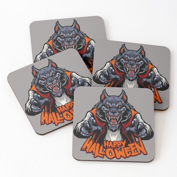 Item preview, Creepy Werewolf Happy Halloween designed and sold by SLAG-Creative.