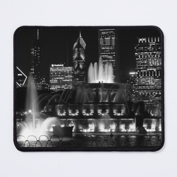 Item preview, Buckingham Fountain Chicago Grayscale designed and sold by mljdwhite.