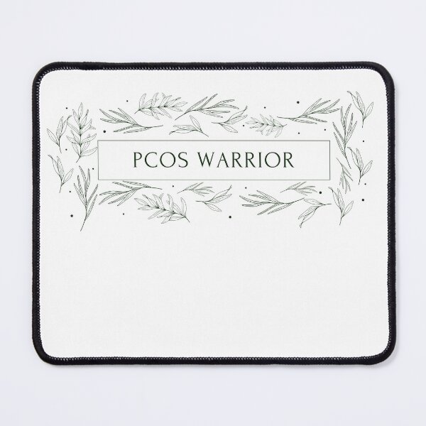 Item preview, PCOS WARRIOR: Black and White Minimal Design - Chronic Illness Awareness + POLYCYSTIC OVARIAN SYNDROME designed and sold by endoemmm.