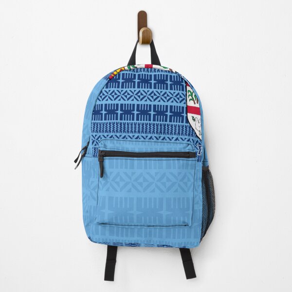 Item preview, Blue Fiji Flag Masi - Tapa designed and sold by Kalawa Studio.