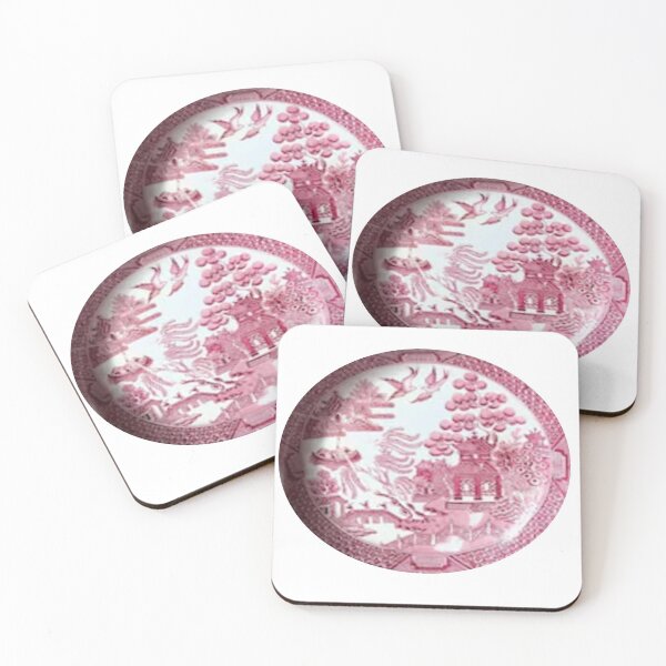 Item preview, red willow pattern pagoda designed and sold by nigejohn.