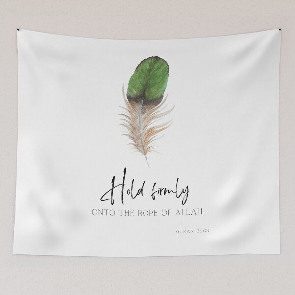 Item preview, Hold firmly onto the rope of Allah Quran quote designed and sold by Inspiro Studio.