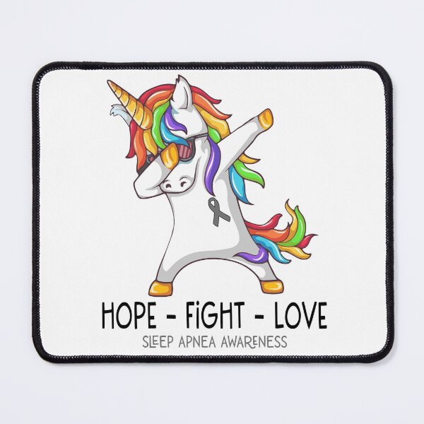 Item preview, Hope Fight Love Sleep Apnea Awareness designed and sold by Brad-FI.