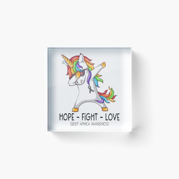Item preview, Hope Fight Love Sleep Apnea Awareness designed and sold by Brad-FI.
