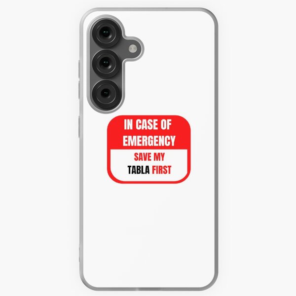 Vista previa del artículo con la obra «En caso de emergencia, primero guarde mi tabla», diseñado y vendido por choceclairs.