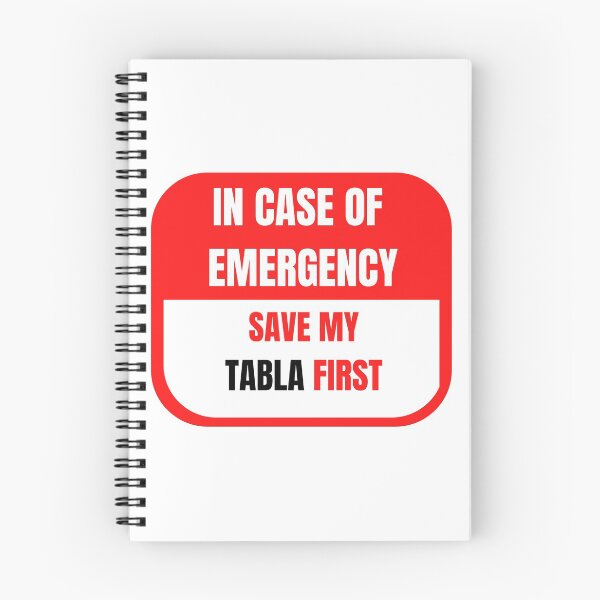 Item preview, In Case of Emergency, Save my Tabla First designed and sold by choceclairs.