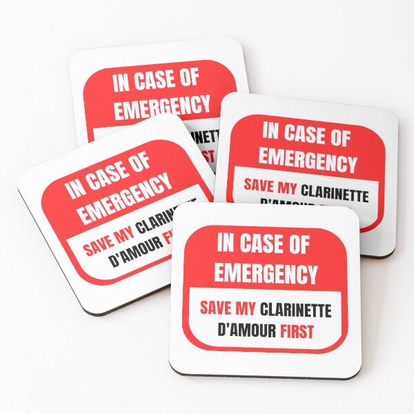 Item preview, In Case of Emergency, Save my Clarinette DAmour First designed and sold by choceclairs.