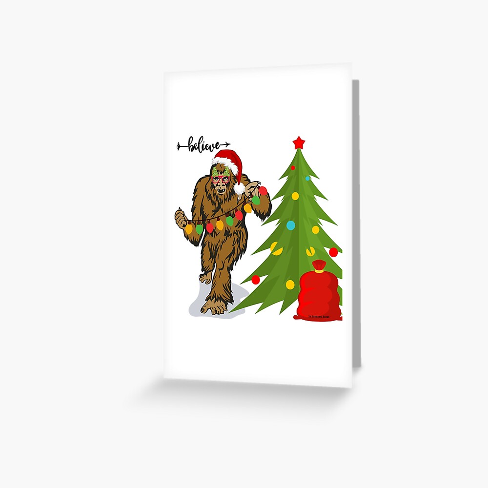 Bigfoot Christmas Cards 